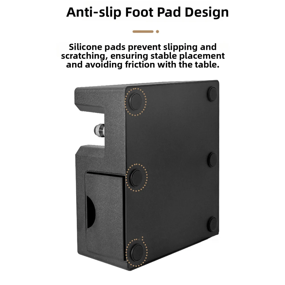 

Portafilter Holder Coffee Tamper Drawer Multifunctional Organization Tamper Dust Dispenser Puck Sieve Slot Removable Tamper Base