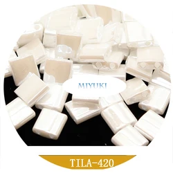 Diy Tila  Beads Japan Miyuki Seed Beads Solid Color Pearly Lustre Series Bead For Jewelry Making