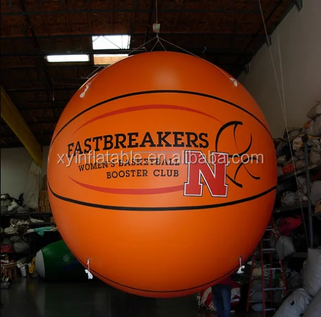 2024 Hot sale inflatable basketball balloon, giant inflatable basketball for advertising