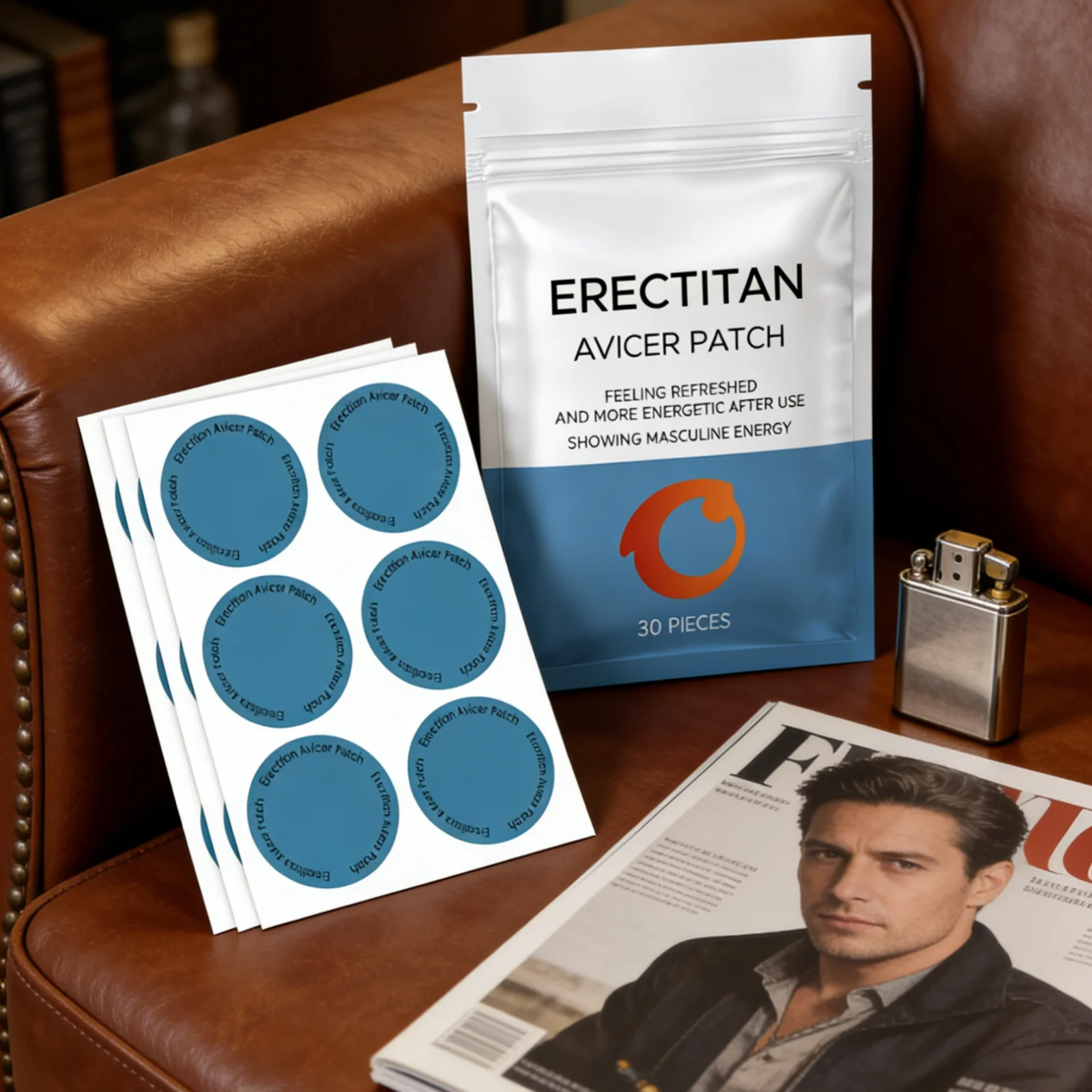 

Erectitan Avicer Patch Boost Physical Vitality Maintain Masculine Energy Wellness Care Men's Functional Wellness Patch 30 Pieces