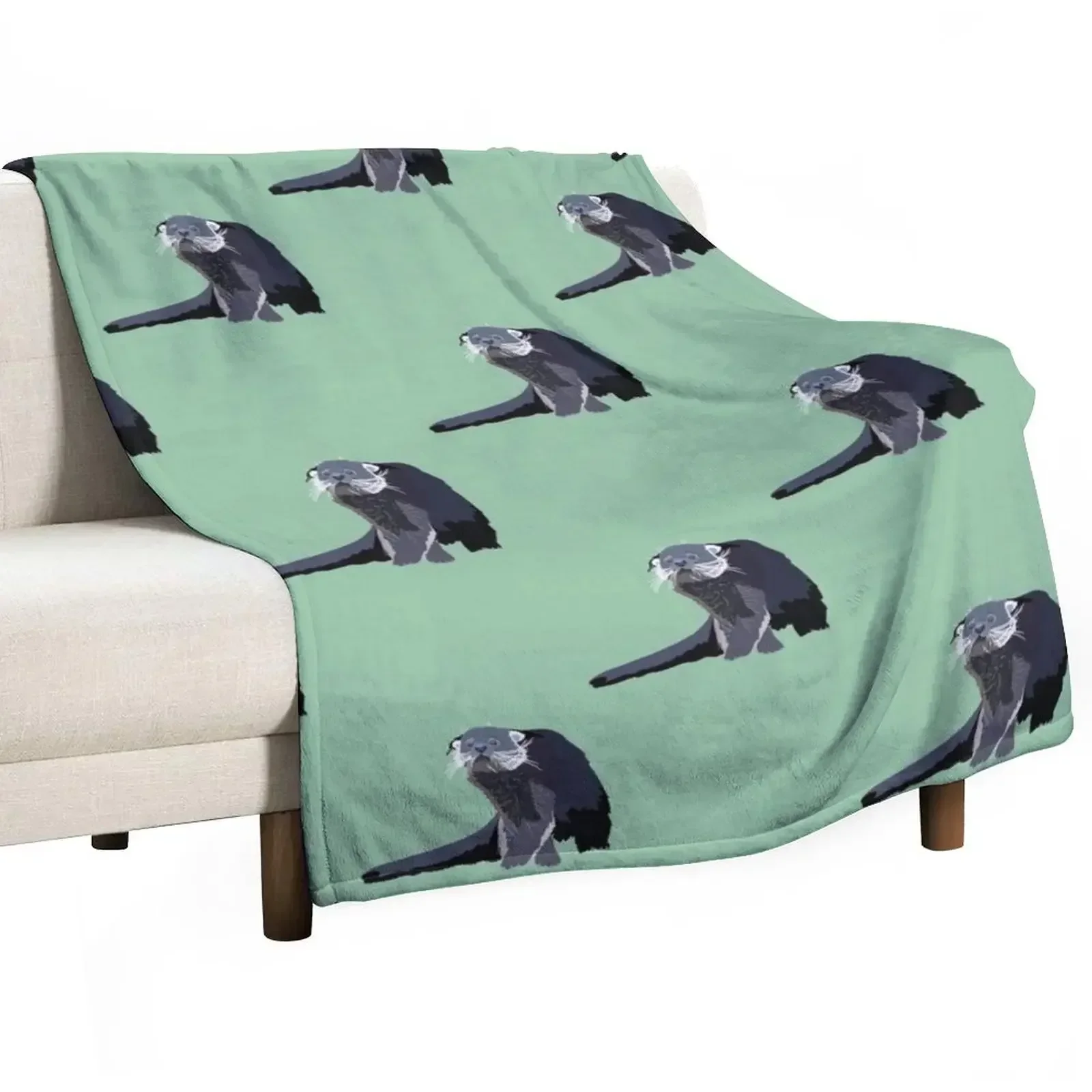 

B is for Binturong Throw Blanket For Sofa Thin Fashion Sofas Flannel Blankets