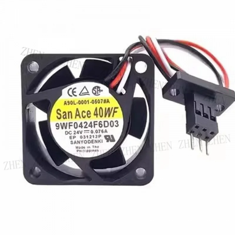 

Y FOR Sanyo A90L-0001-0507#A 9WF0424F6D03 DC24V 0.076A 3-Pin Silent Cooling Fan