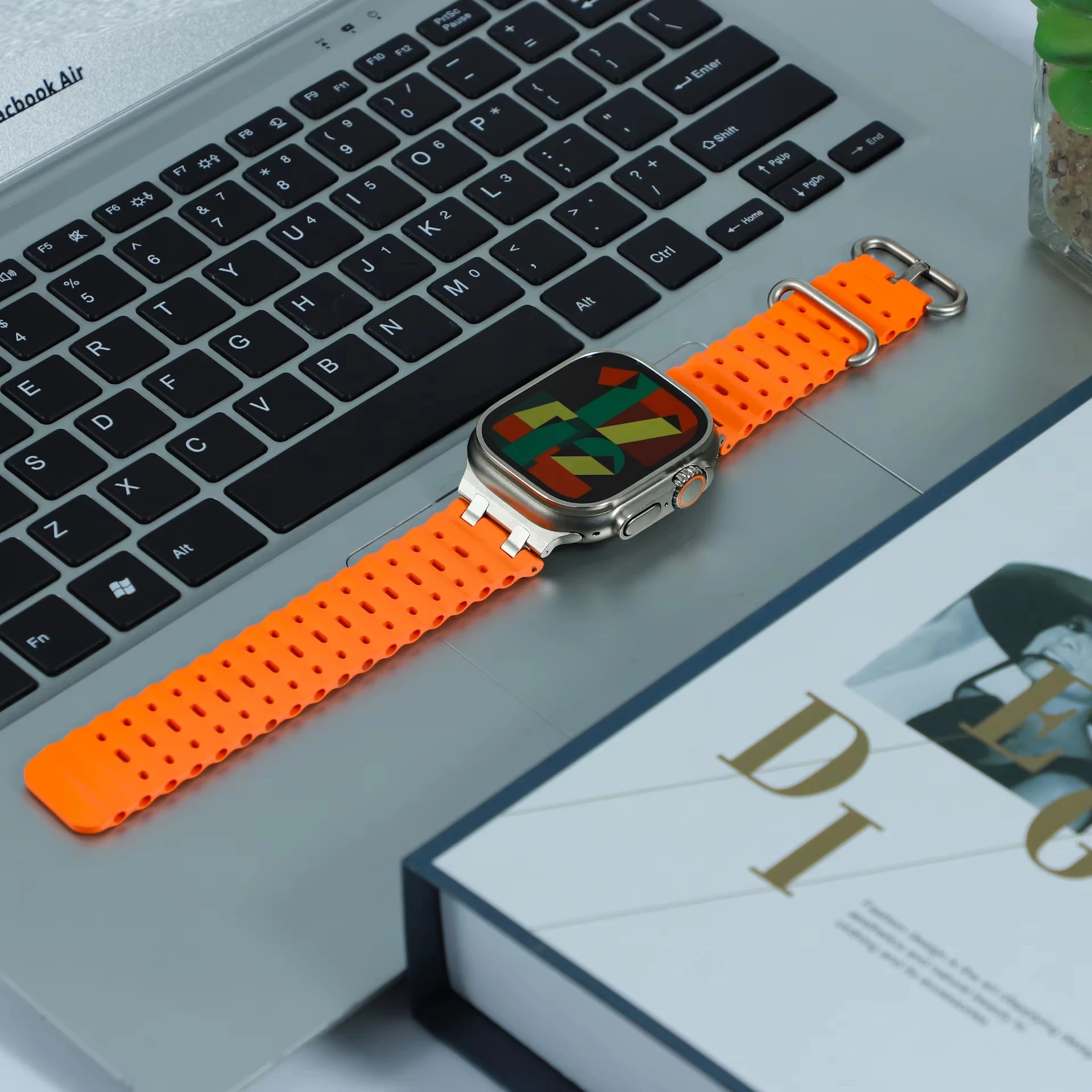 Sport Silicone Strap For Apple Watch Ultra 2 1 49mm 10 46mm Soft Men Band For iWatch Series 9 8 7 6 5 4 SE 45mm 44mm Correa Band