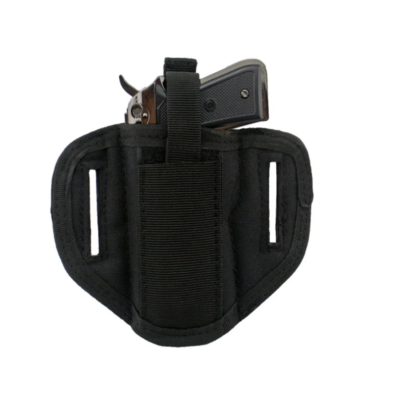 600D Nylon Gun Holster Concealed Carry Holster Wear Belt Holster Airsoft Gun Bag For Compact Subcompact Pistols Handgun