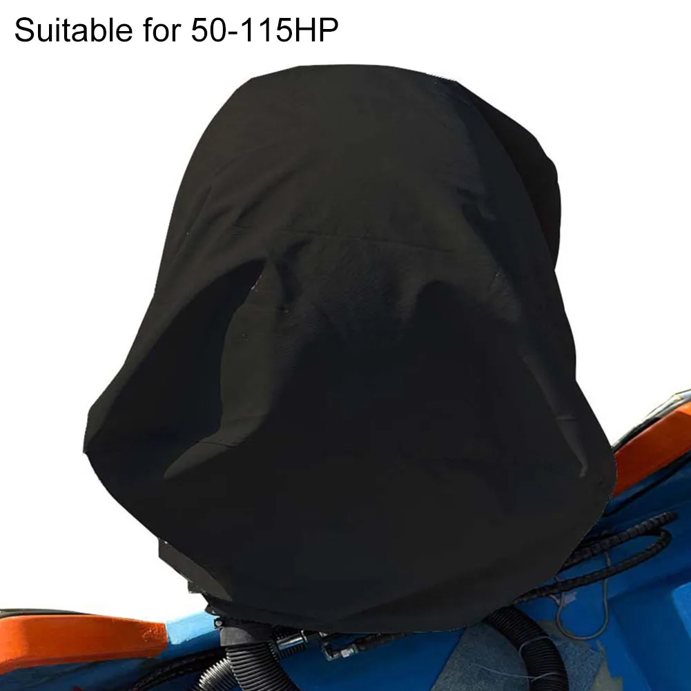 

1pc 600D Outboard Engine Cover Handrail Engine Cover Rainproof Sunproof Dustproof For 25HP 25-50HP 50-115HP 115-225HP 225-300HP