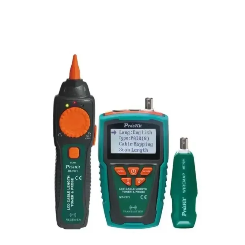 Authentic Baogong MT-7071 LCD audio cable length detector, line finder, tester with portable bag