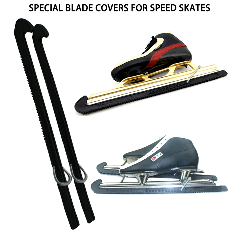 

Профессиональный чехол для лезвий для скоростного катания, регулируемые нейлоновые защиты для катания на коньках для длинных и коротких дорожек, морозостойкие аксессуары для катания на коньках