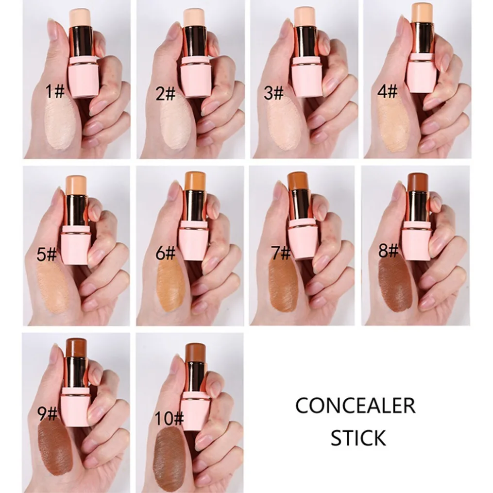 Trucco vegano Fondotinta viso Contorno Stick Controllo olio Idratante naturale Stick correttore evidenziatore con etichetta privata a lungo termine