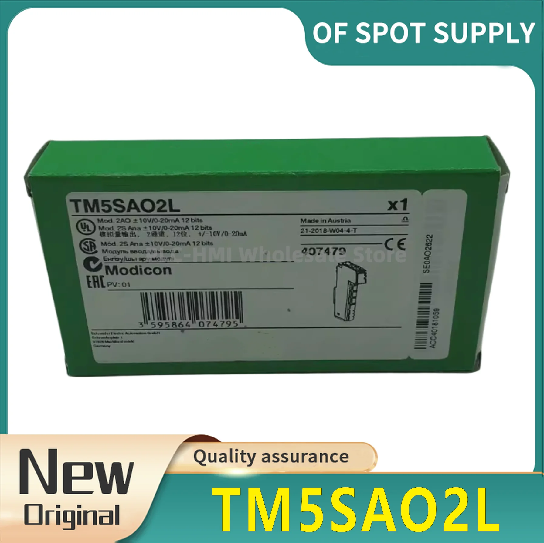 New original TM5SAO2L analog output 2-way output 12.