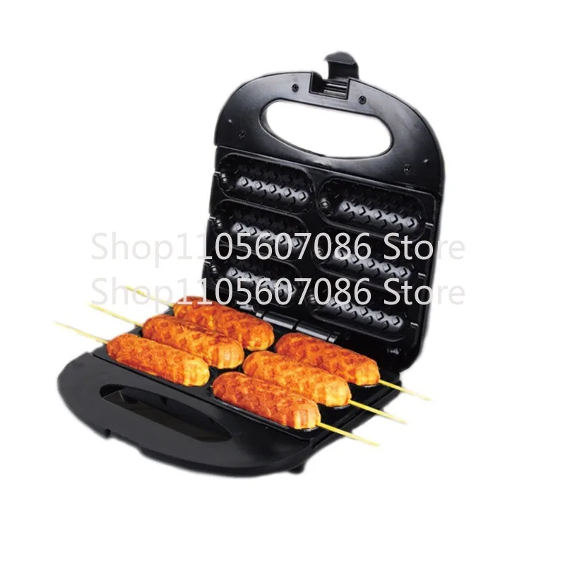 Sausage Grill Machine Hot Dog Machine 220v European Standard Household Breakfast Barbecue Sandwich Machine