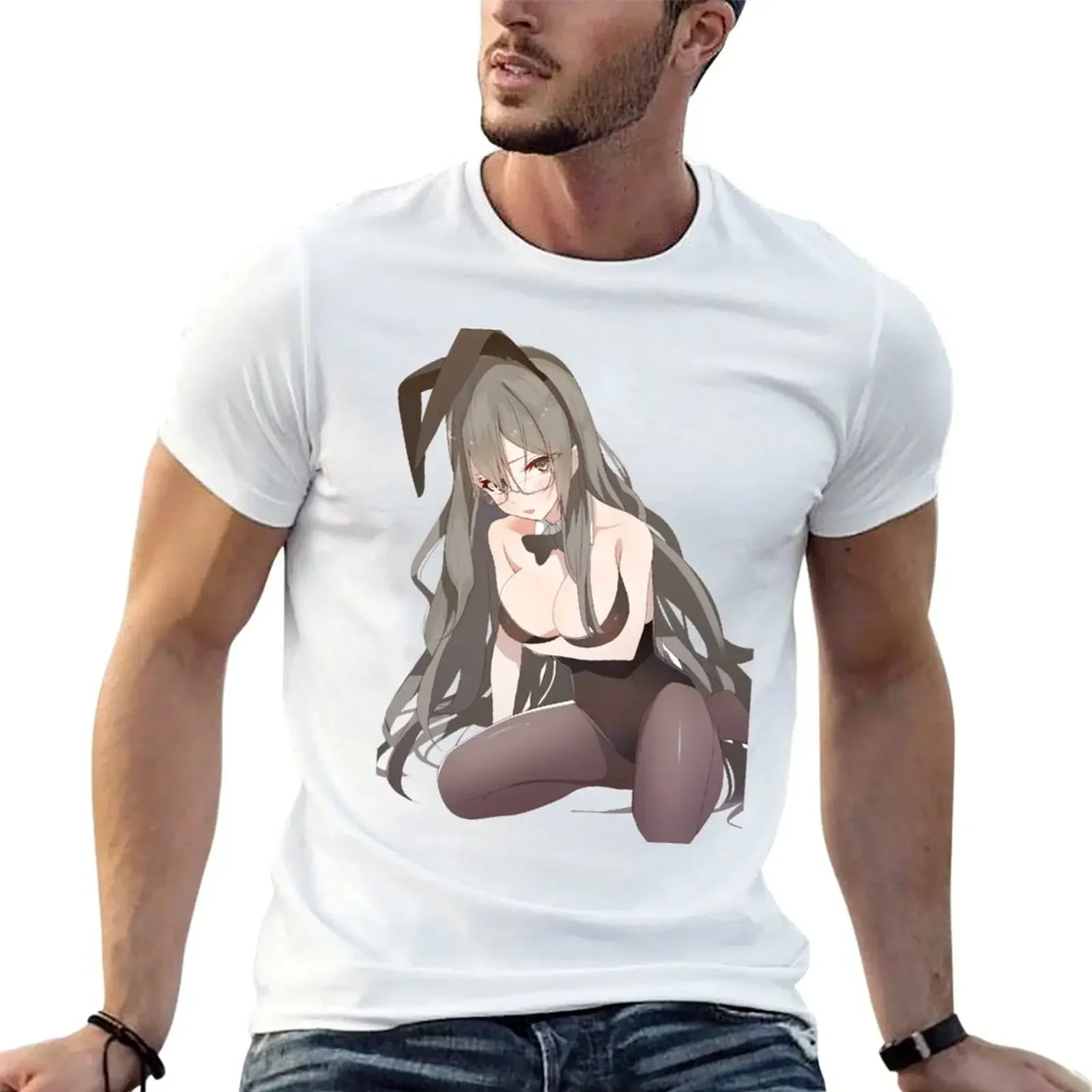 Rio Futaba - RASCAL DOES NOT DREAM OF BUNNY GIRL SENPAI T-Shirt rapper graphic tees blacks anime clothes oversized t shirt men