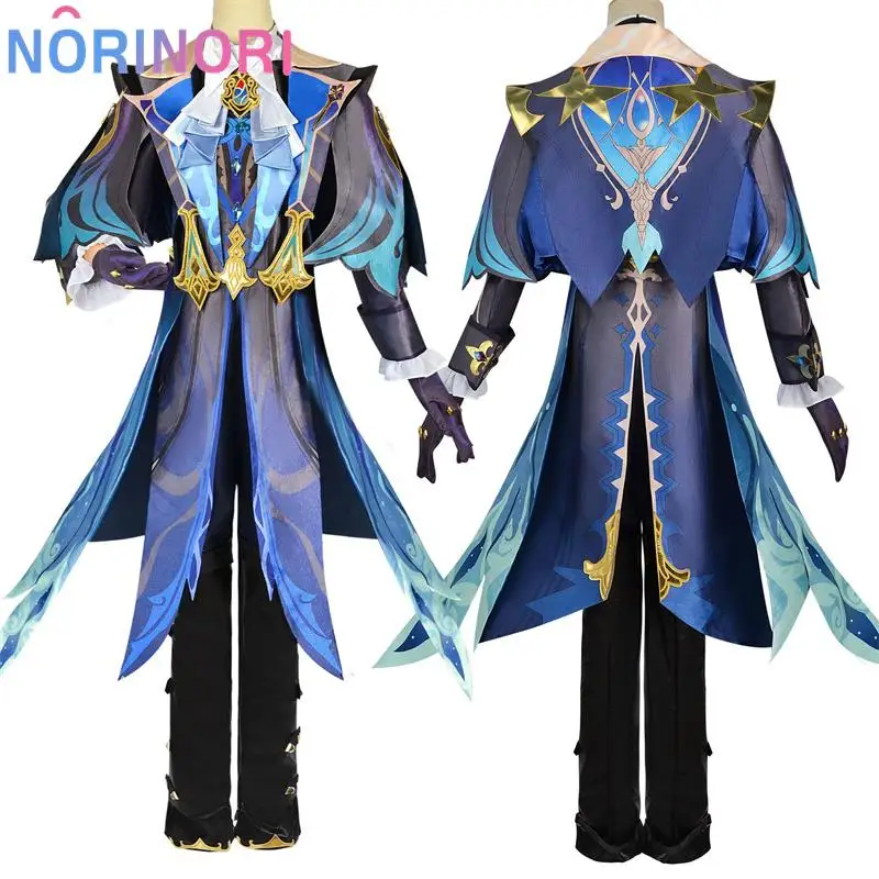 Genshin Impact Neuvillette Giudice Gioco Vestito Nevillette Bello Gentry Noble Costume Cosplay Halloween Party Ruolo Outfit Suit