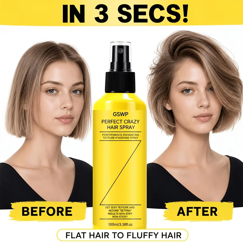 GSWP Volumen- und Fixierspray; schnelle Fixierung, langanhaltendes Volumen, leicht und nicht klebrig, mattes Finish. 100/200 ml. – Detail 3