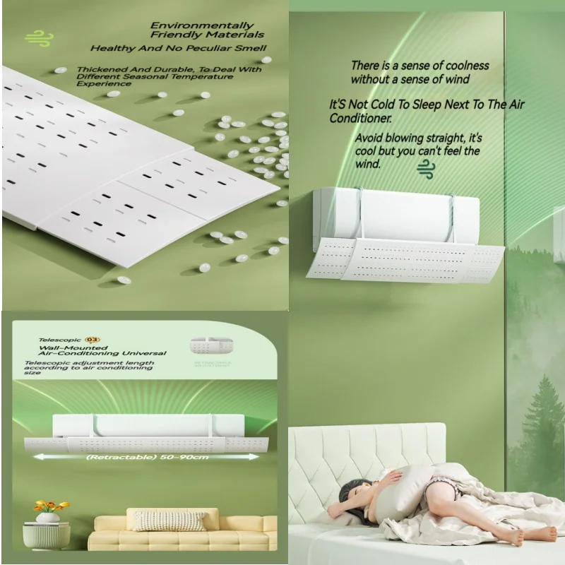 

Retractable Air Conditioning Windshield Wall-mounted Universal New Windshield Baby Confinement Windshield