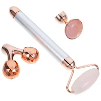 Rodillo Facial Eléctrico de Jade 3 en 1