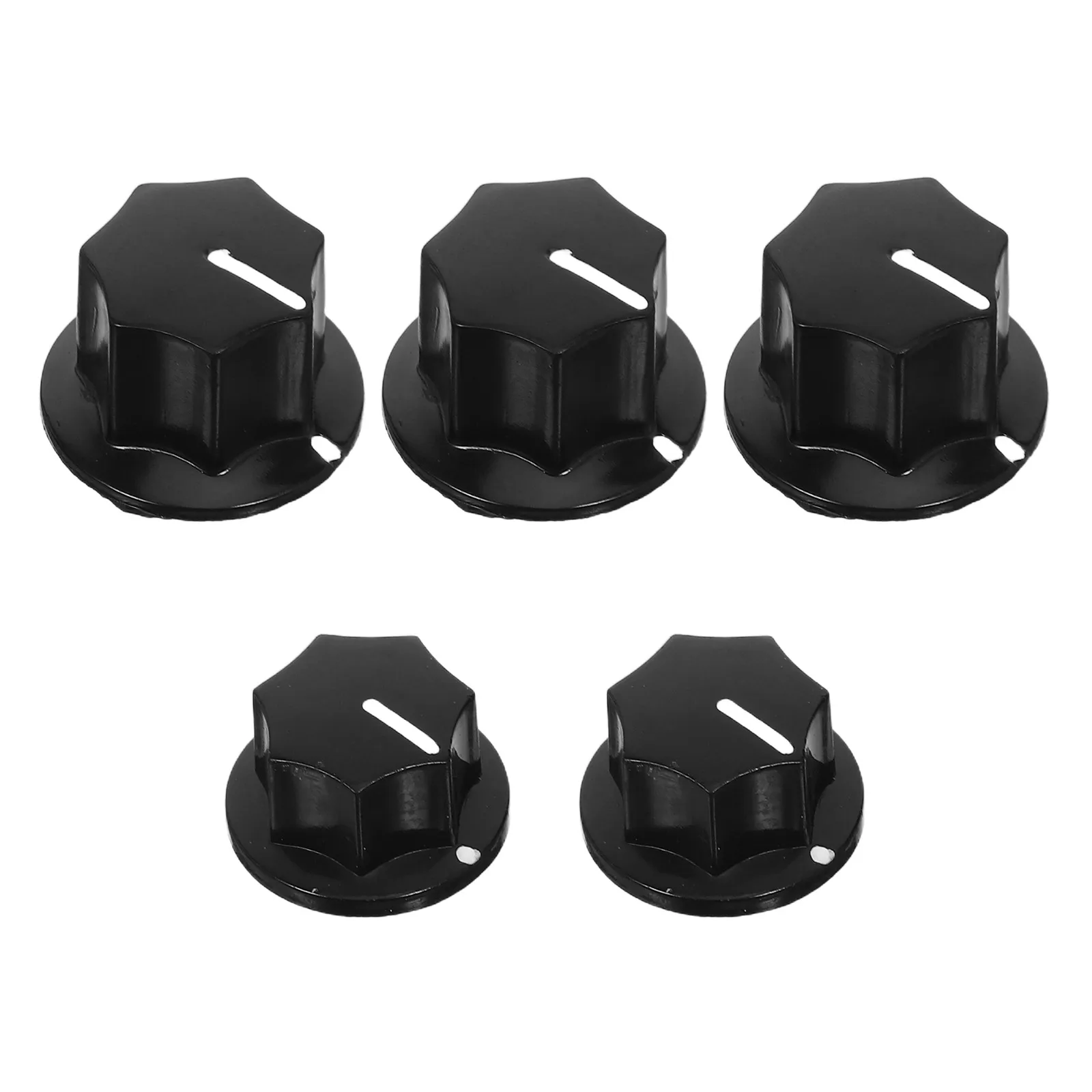 

5 Pcs Potentiometer Cap Electric Guitar Accessories Bass Control Knob Aluminum Alloy Knobs Metal Audio