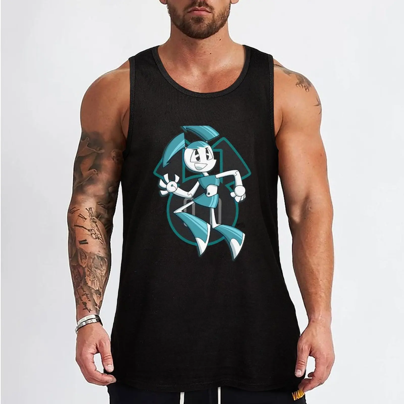 Jenny XJ9 Tank Top sleeveless shirt man gym Man clothes for gym Men's t-shirts