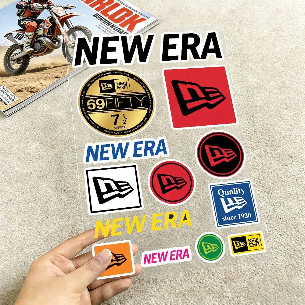 Poster N-e-w E-ra Reflective Motorcycle Stickers Waterproof Vinyl Decals For Motorbike Helmet Fuel Tank Bike