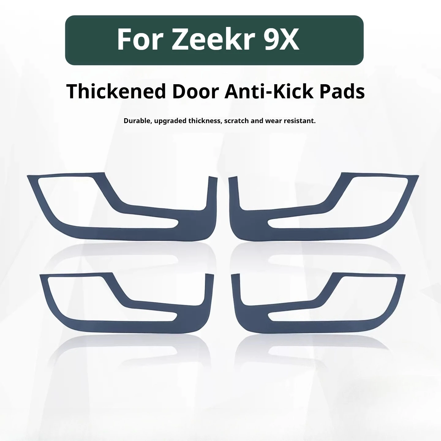 

For Zeekr 9X Car Door Anti-Kick Pad Thickened Cotton Leather Door Protector Anti-Dirty Protective Cover