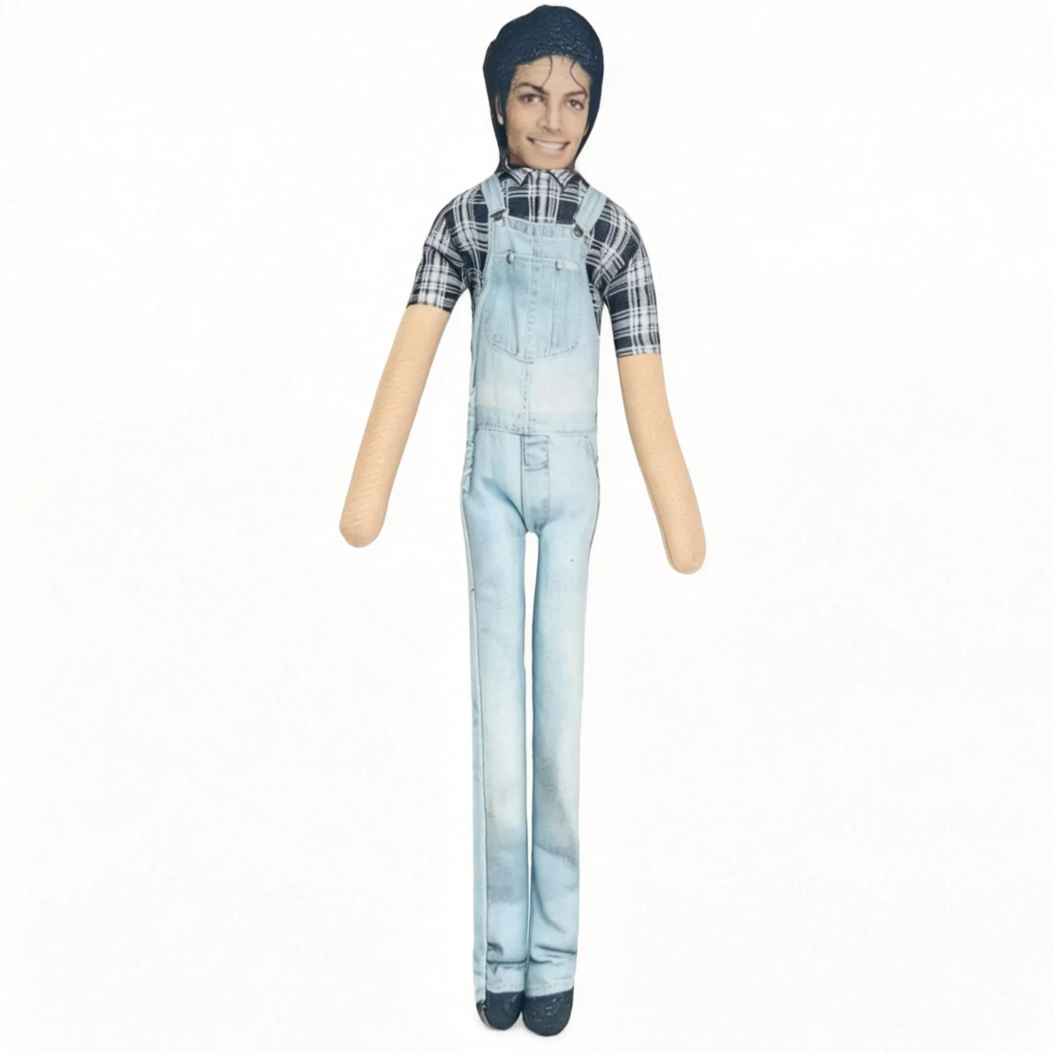 Anime Cosplay MJ Michael Jackson Plüschfigur, Plüschpuppe, Stofftier, Raumdekoration, abstrakte Bewegliche Requisiten – Detail 2