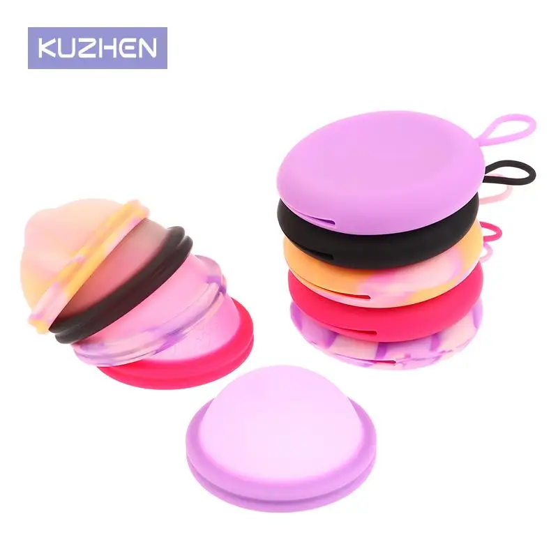 

Reusable Menstrual Disc For Women Feminine Lady Menstrual Disc With Tail Flat-fit Design Sterilizing Silicone Cup
