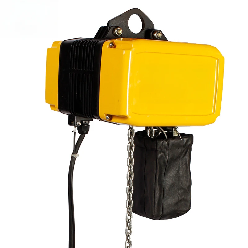 Single-phase chain electric small lifting hoist is compact,