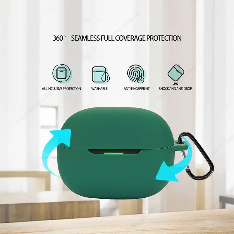 حافظة من السيليكون لهاتف Redmi Buds 5 Pro غطاء ناعم لهاتف Xiaomi Redmi Buds 5 Pro Buds5 5Pro حافظة سماعة أذن واقية Buds 5 Pro Funda