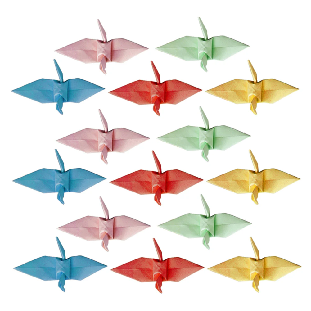 

100pcs Origami Crane Decor for Wedding Home Valentine Anniv Kit Kids
