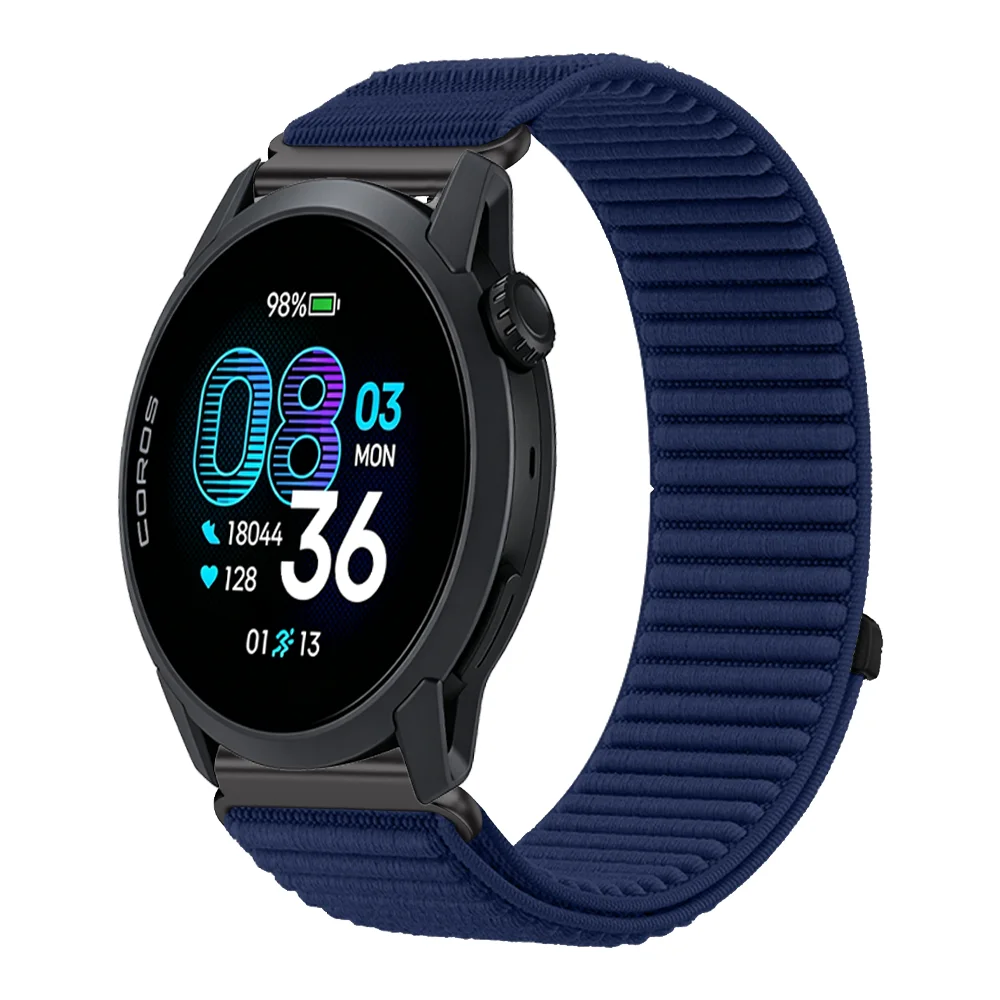18/20/22mm Nylon Loop Strap for Huawei Watch 5 4 GT6-5-4-3 Pro Sport Bracelet For COROS PACE 4 3 Pro/APEX 4 42mm Fast Wear Belt