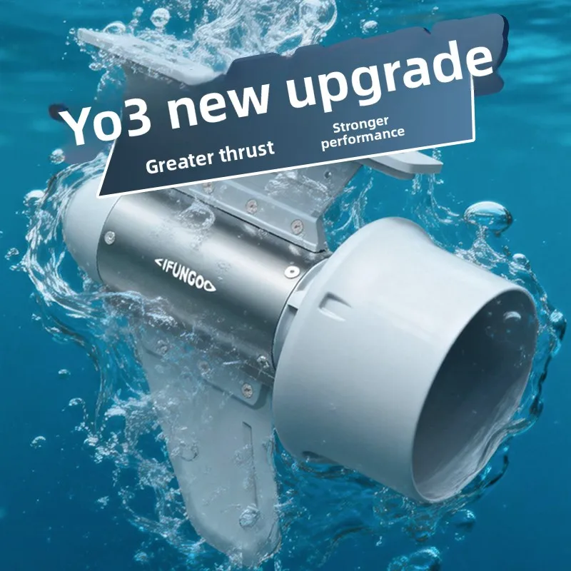 IFUNGOO Newly Upgraded Y03 Paddle Board Electric Propeller Motor for Kayak Fishing Ideal Equipment