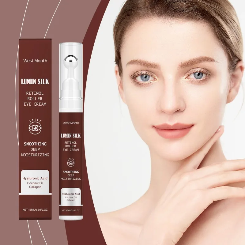 Collageen Roller Oogcrème Kokosolie Instant Anti Aging Whitening Hydraterende Anti Donkere Kringen Oogzakken Lifting Auto Cosmetische