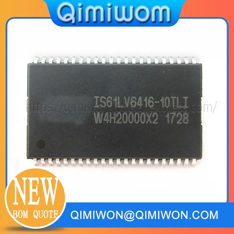 50Pcs/Lot IS61LV6416-10T IS61LV6416-10TLI TSOP44 Flash Chips