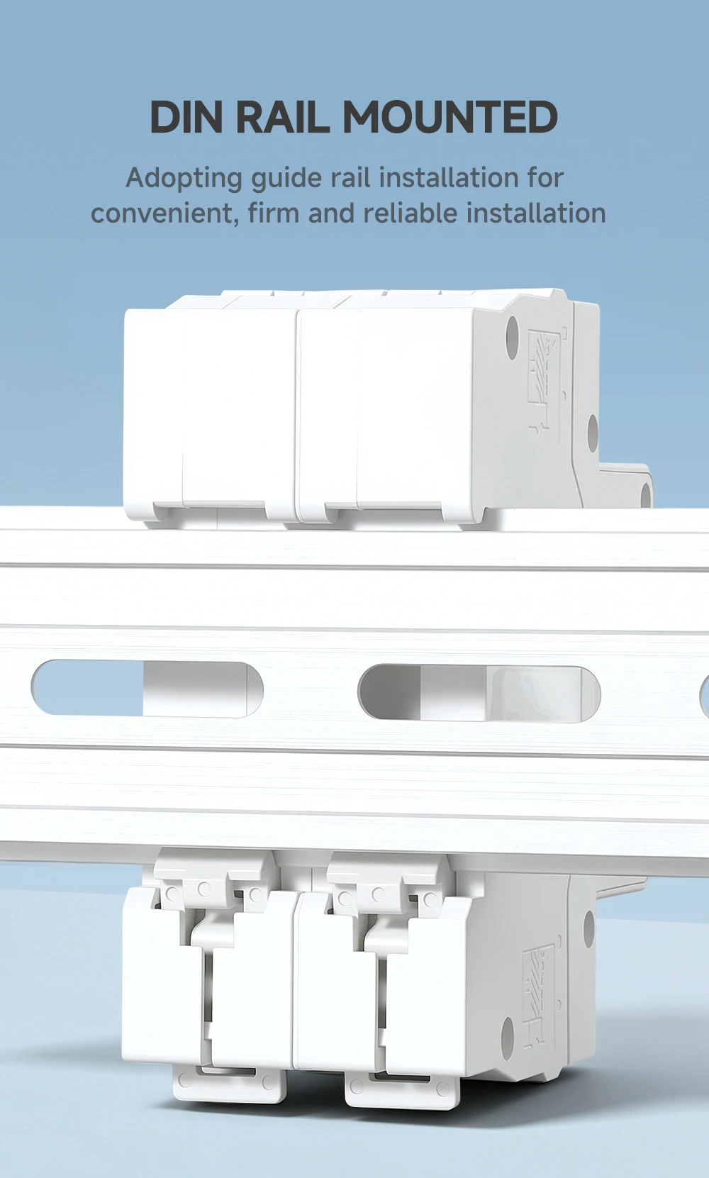 DC 1000V 1P 2P MCB Solar-Miniatur-Leistungsschalter Überlastschutzschalter 6/10/15/20/25/40/50/63A/80/100A DC1000V Photovoltaik-PV – Detail 6