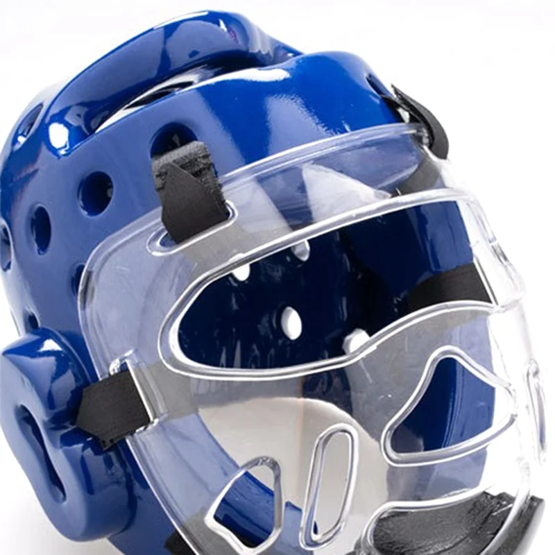 

ABHS-Маска для лица тхэквондо Прозрачная съемная защитная маска для тхэквондо для спортивного бокса, тхэквондо, санда