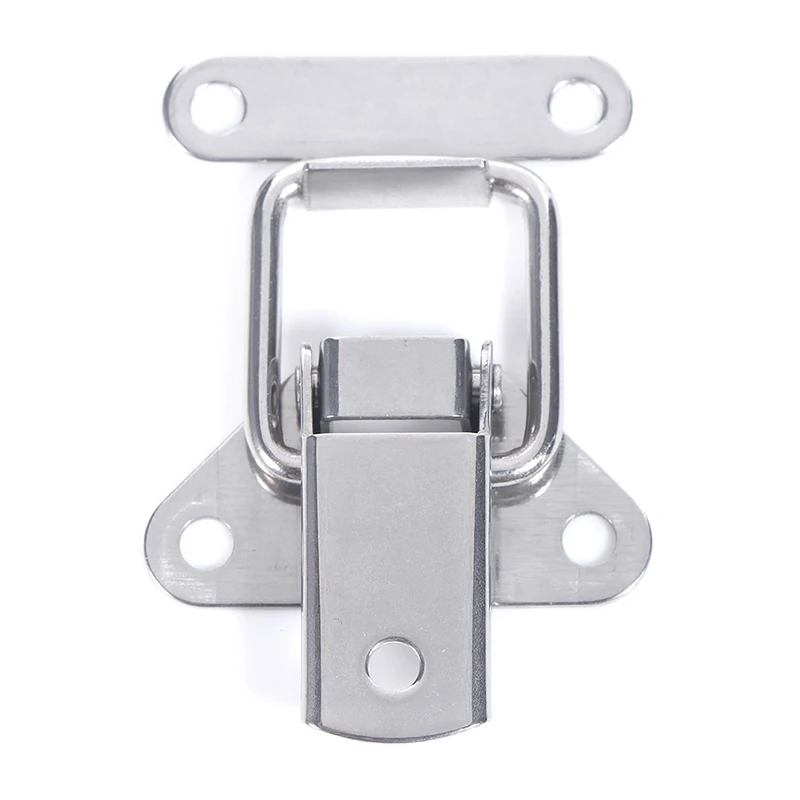 Stainless Steel 304 toolbox Locking Latch hasps Metal Toggle Catch Clasp box Loaded hinges Furniture Hardware Accessories