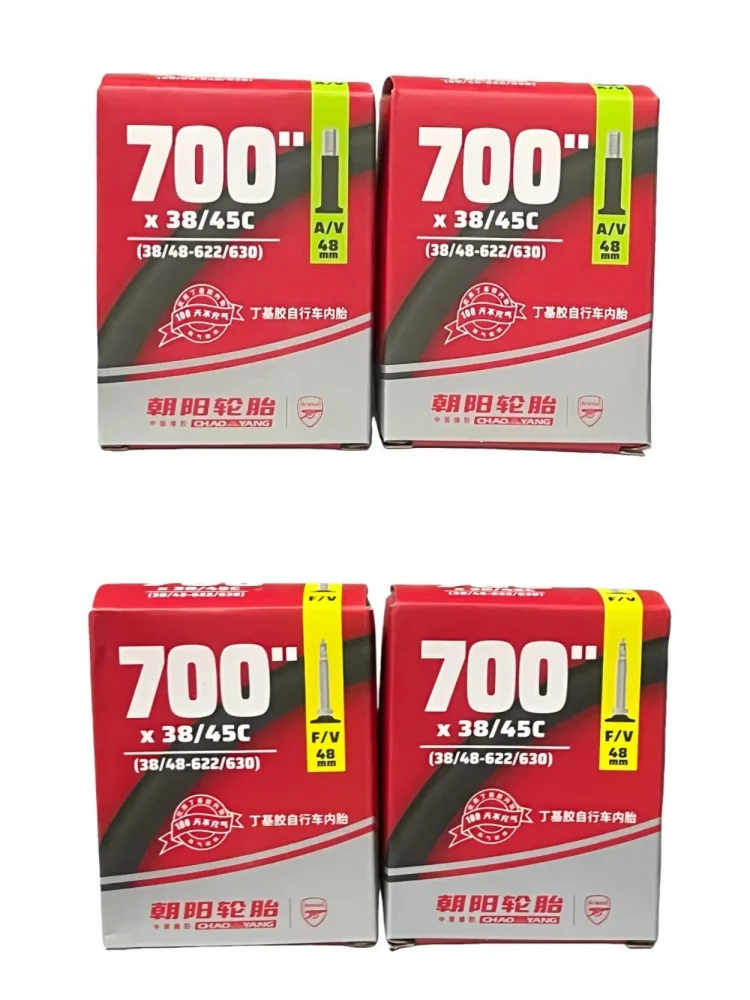 AliExpress CHAOYANG GRAVEL Road Bike Rubber Inner Tube 700X38-45C (38/45-622/630) Tube AV FV Valve length 48MM