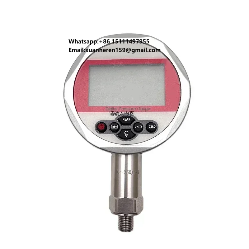SKA-YS-X2 100mm Digital Pressure Gauge 100mm Size Data Recorder High Precision Pressure Sensor