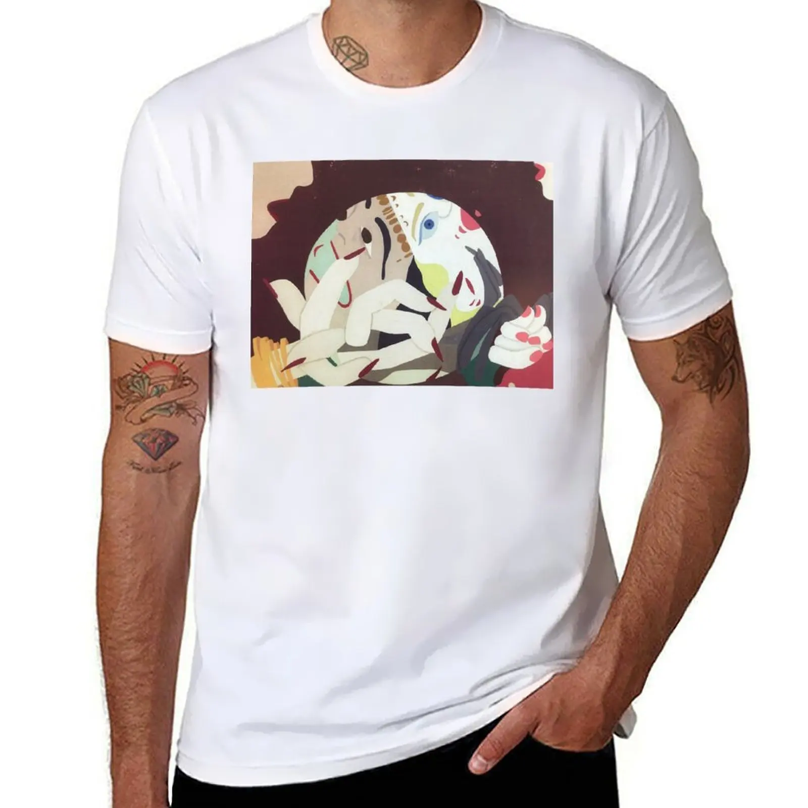 

The Lady and the Fortune Teller T-Shirt cotton t shirt man t shirts for man graphic tees T-Shirt