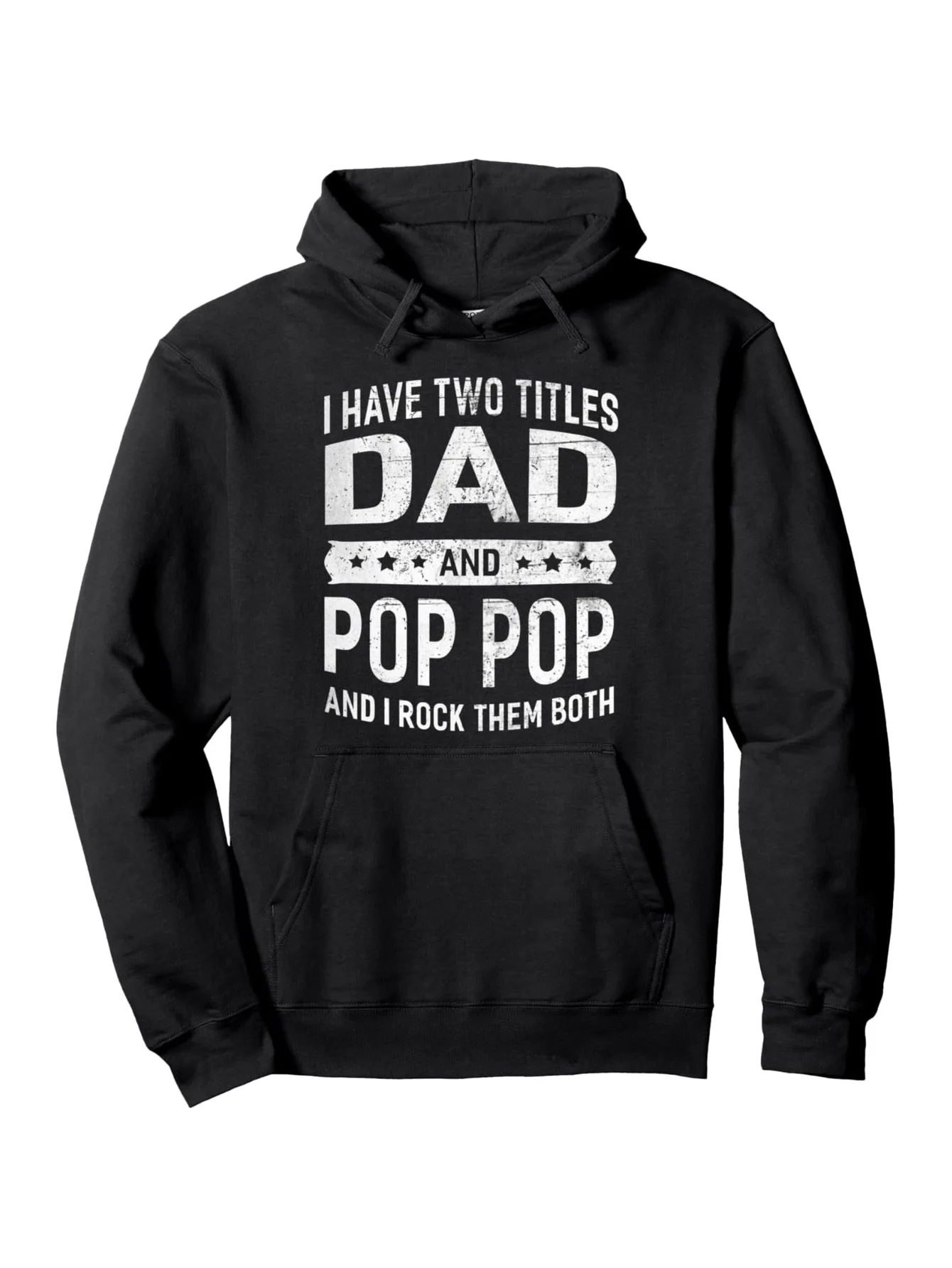 

Мужская винтажная толстовка с рисунком «I have two names, Dad & Pop Pop» — забавный подарок на День отца, черный пуловер с принтом, повседневная мы