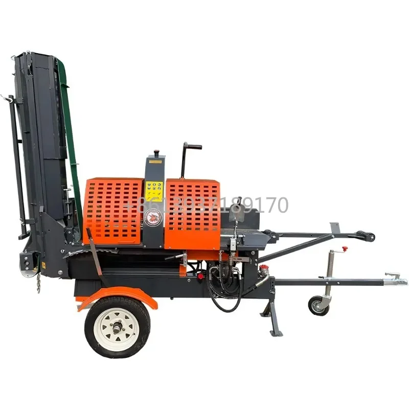 Firewood Processor Machine Max Wood Diameter 380mm Wood Cutter Log Processor Firewood Machine