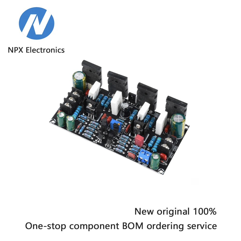 

DC 20–90 В, одноканальный усилитель с положительным и отрицательным двойным напряжением, 200 Вт, плата усилителя