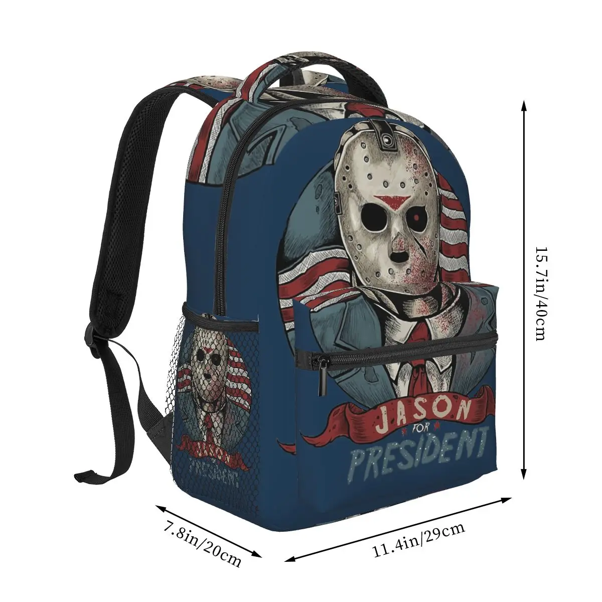 Jason Voorhees Fazer Sexta-feira Grande Novamente Mochilas, Crianças Bolsas Escolares, Meninos e Meninas Bookbag, Mochila De Viagem Dos Desenhos Animados, Bolsa De Ombro