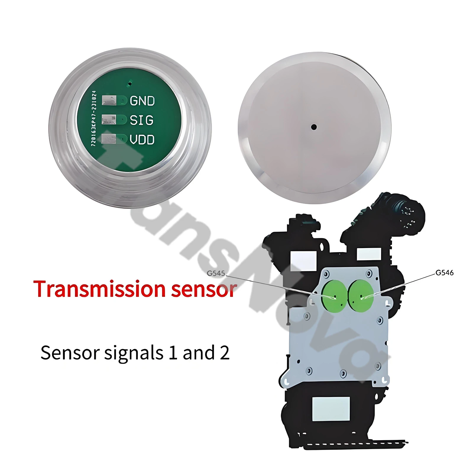TransNova 1PCS/2PCS 0BH DQ500 TCU TCM Drucksensor 0BT 0DL Getriebesteuergerät für Audi A3 Q3 TT VW Tiguan Transporter – Detail 6