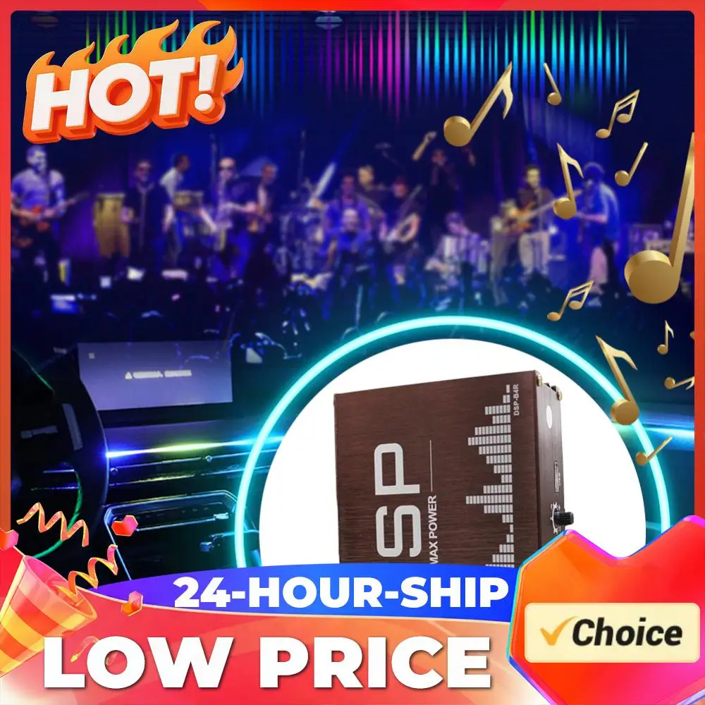 

4x50W DSP Car Power Amplifier Support APP Control Audio Digital Sound Processor Car DSP Amplifier Car Accessories