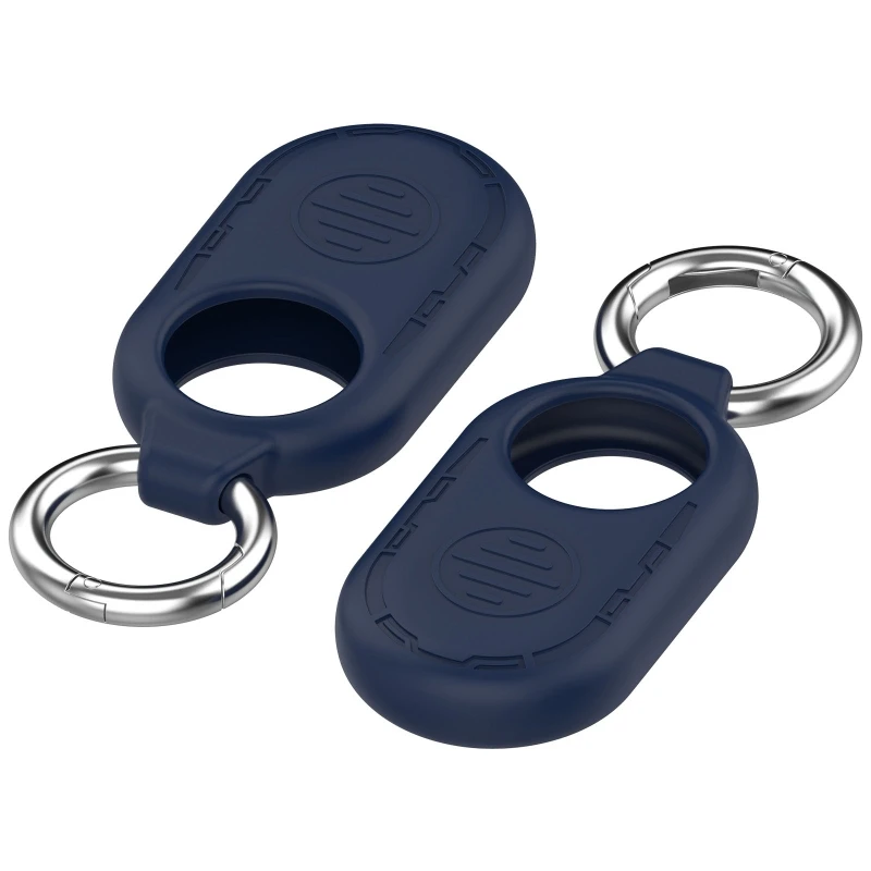

Silicone Case Protective Cover for SmartTag 2 Anti-scratch Sleeve Housing Carrying Case with Keychain Anti-lost Holder