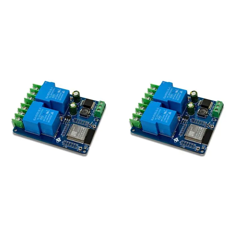 

Новый модуль реле AA14 2X DC7-28/5V с Wi-Fi и Bluetooth, 2-канальный, 30А, плата для вторичной разработки ESP32