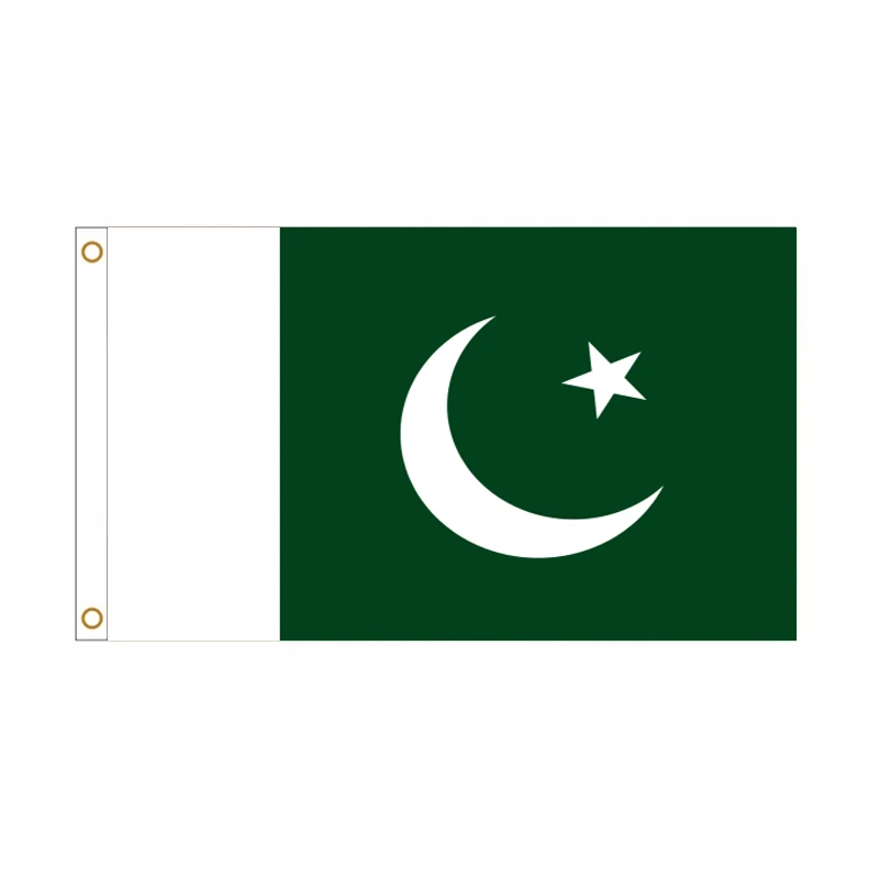 Bandera nacional Pakistán para exterior, República Islámica 90x150 cm - imagen 2