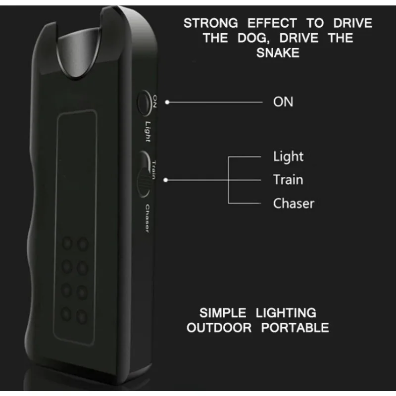 بالموجات فوق الصوتية الكلب المطارد بعيدا الدفاع عن النفس السلامة الذئب توقف العدوانية الحيوان الهجمات رادع مبيد الحشرات الدفاع مصباح يدوي عصا #3