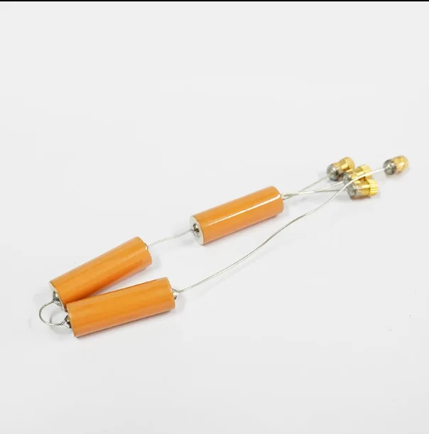 10PCS  Ceramic mandrel capacitor 12KV 125pF charged display high-frequency high-voltage Ceramic capacitor