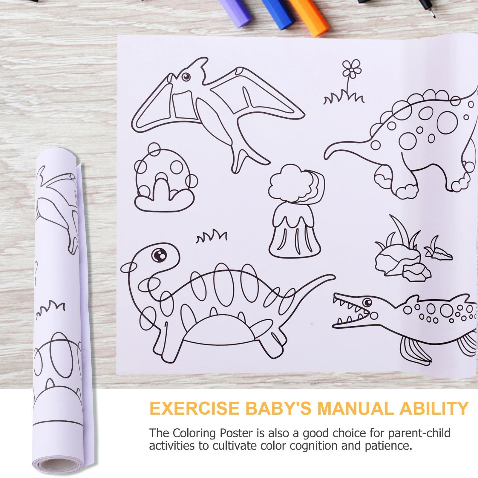 

Kid Drawing Paper Large Graffiti Scroll Painting Coloring for Kids Children Toddler